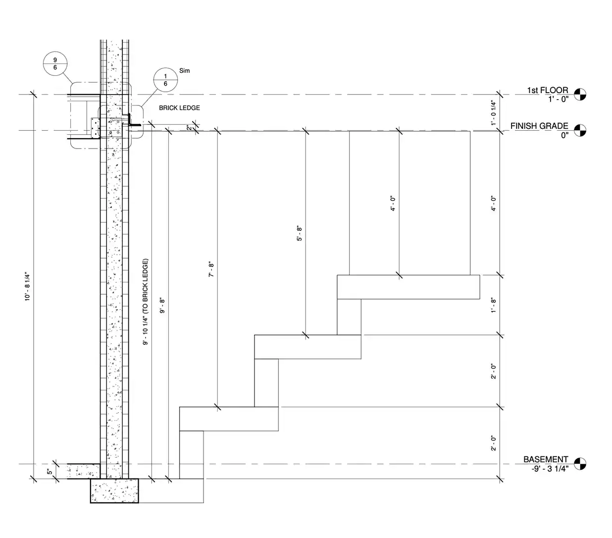 Wall height elevation