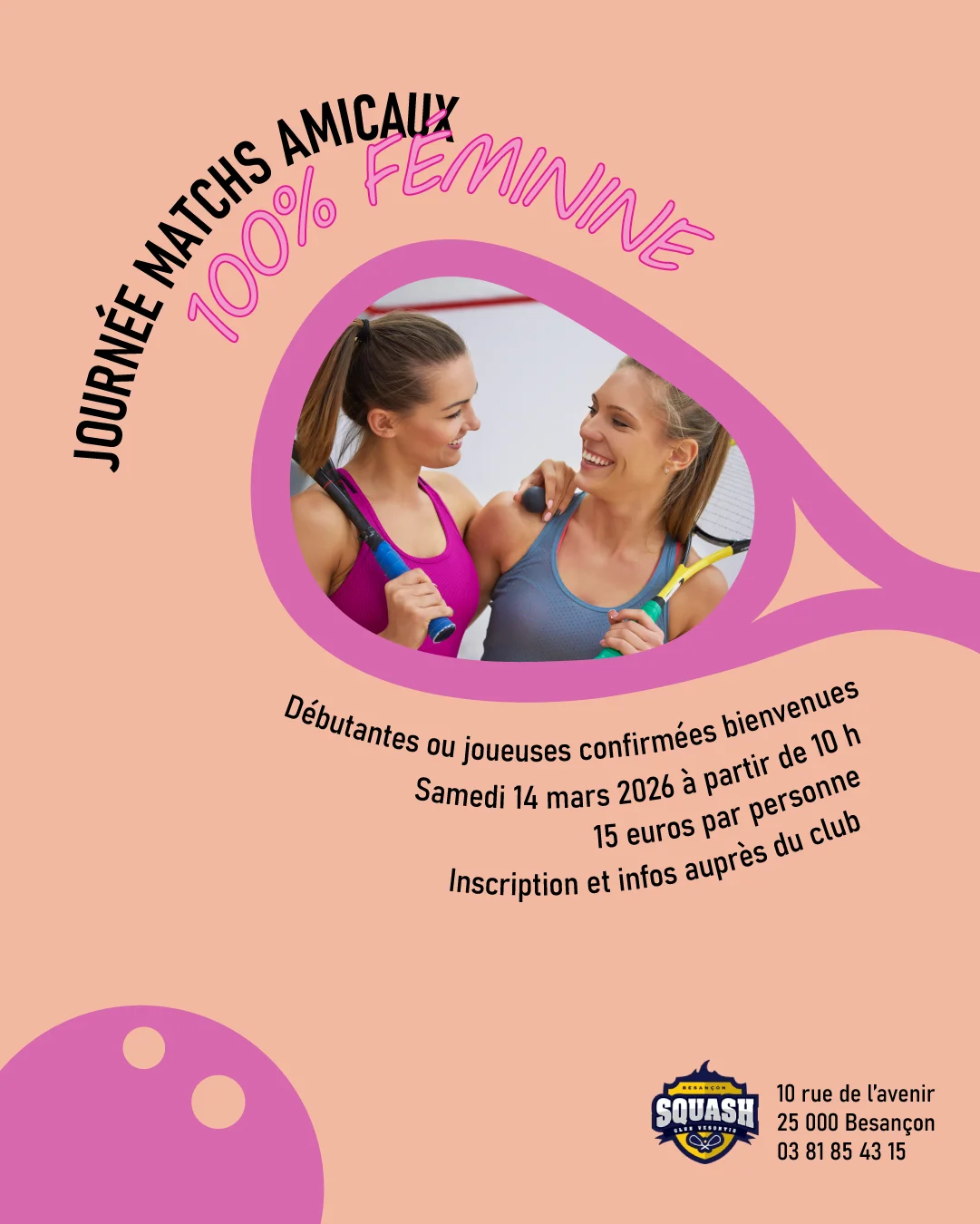 Affiche tournoi des filles