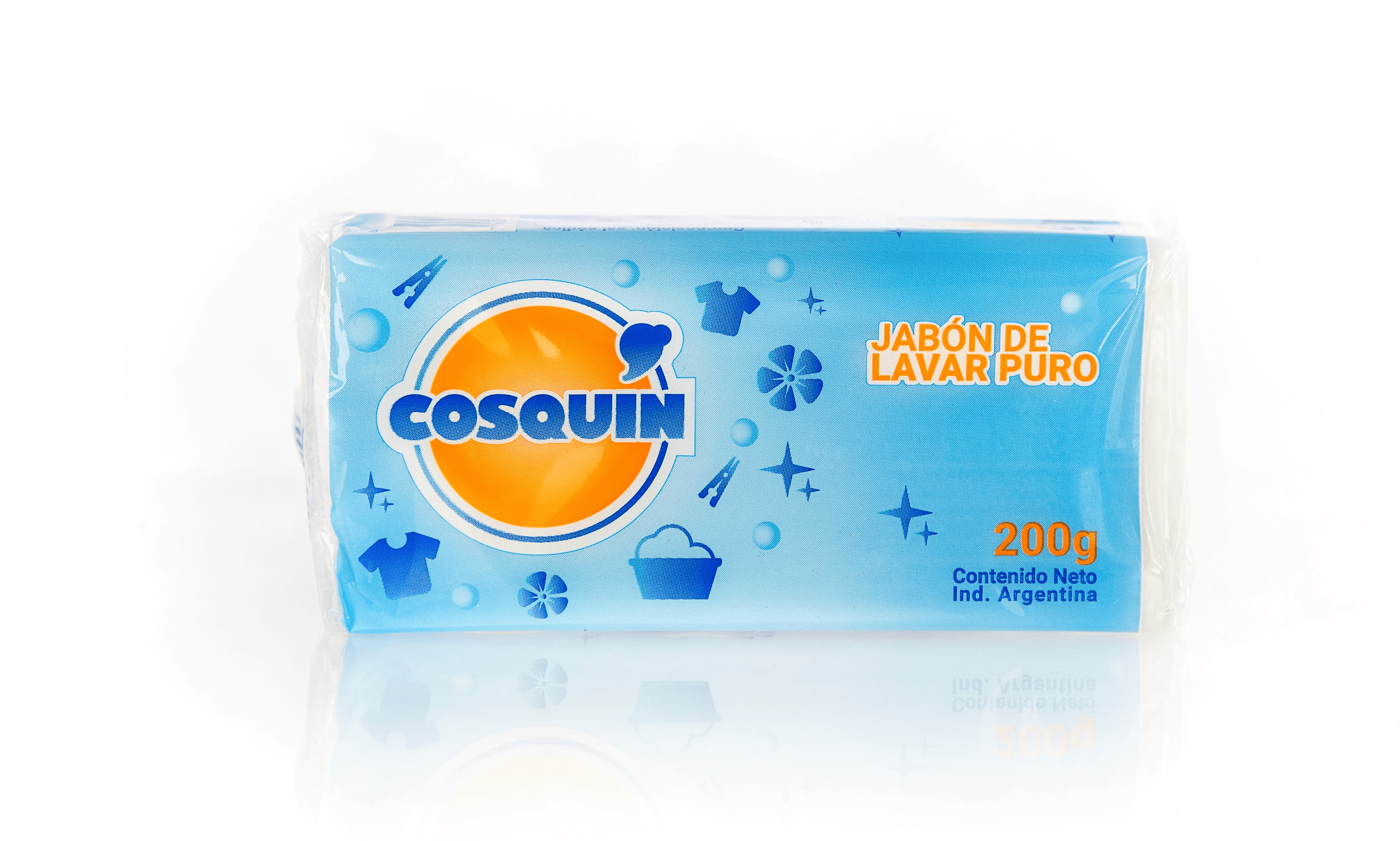Jabón de tocador Cosquín, fórmula suave para uso diario.