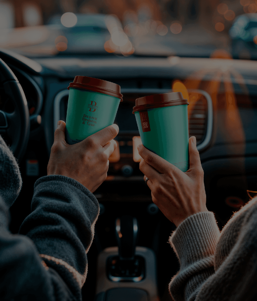 Abstract perspective view of two parallel walls with glowing lines, creating a futuristic and geometric effect.