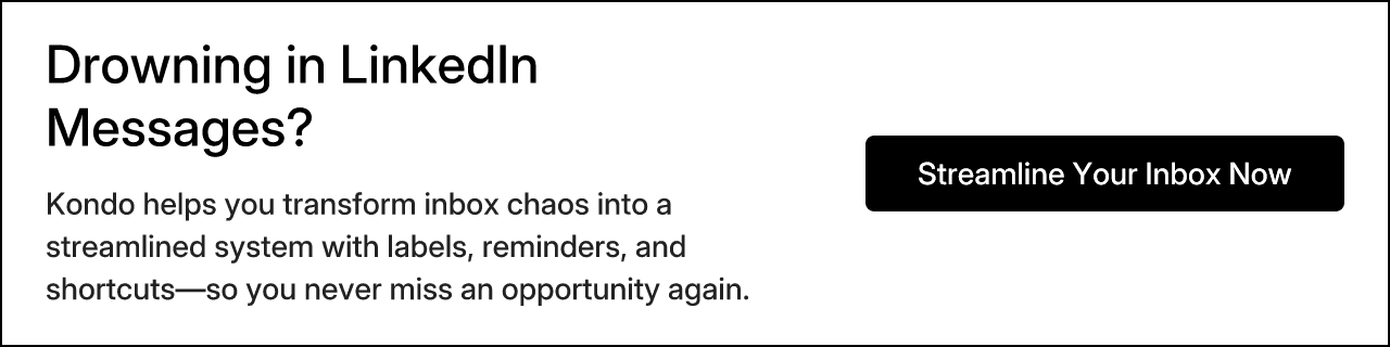 Drowning in LinkedIn Messages?