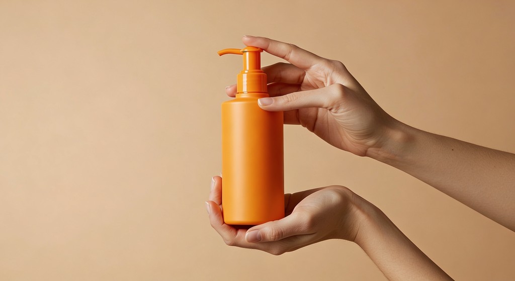 a person holding two water bottles in their hands