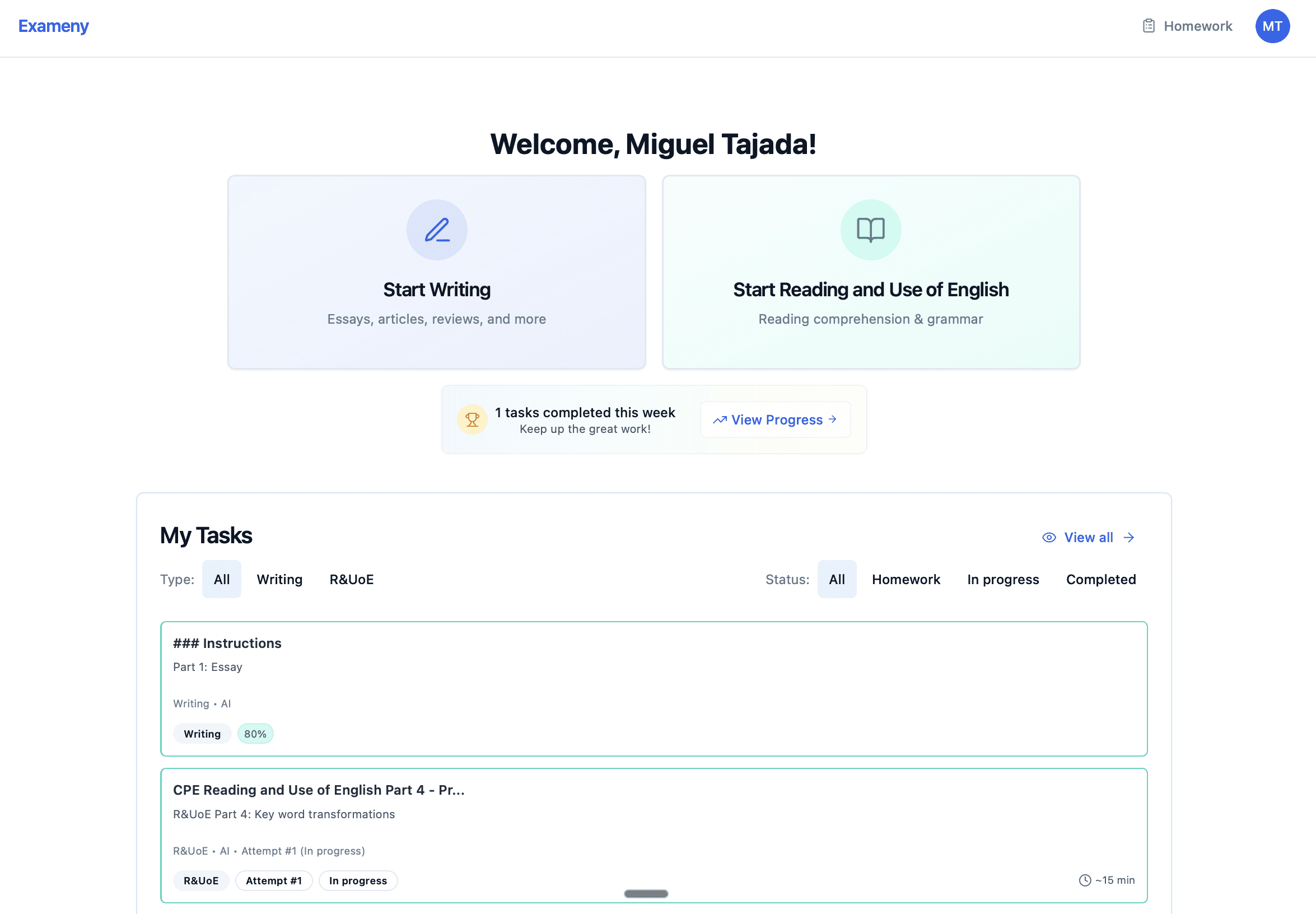 An image of Dreelio's dashboard