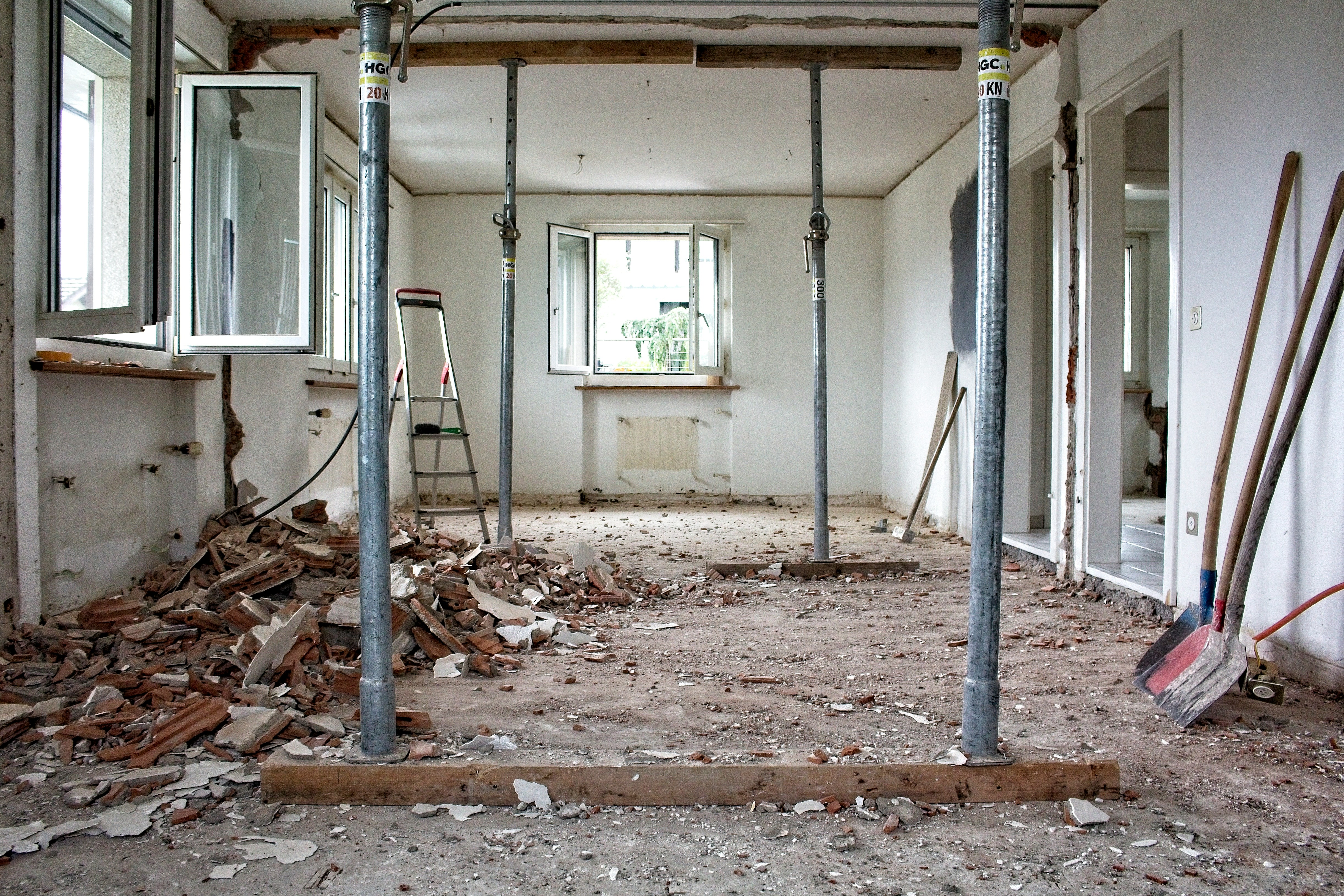 Travaux de rénovation dans une maison à Compiègne