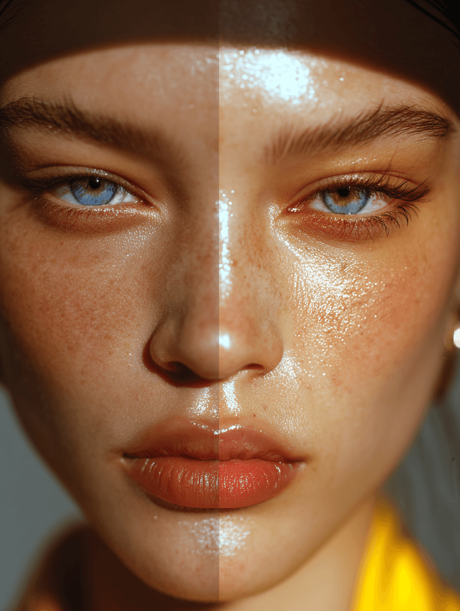 beautiful hair model