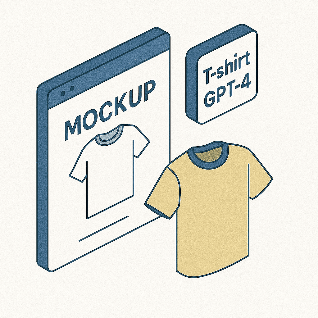 Redesign mockup T-shirt AI