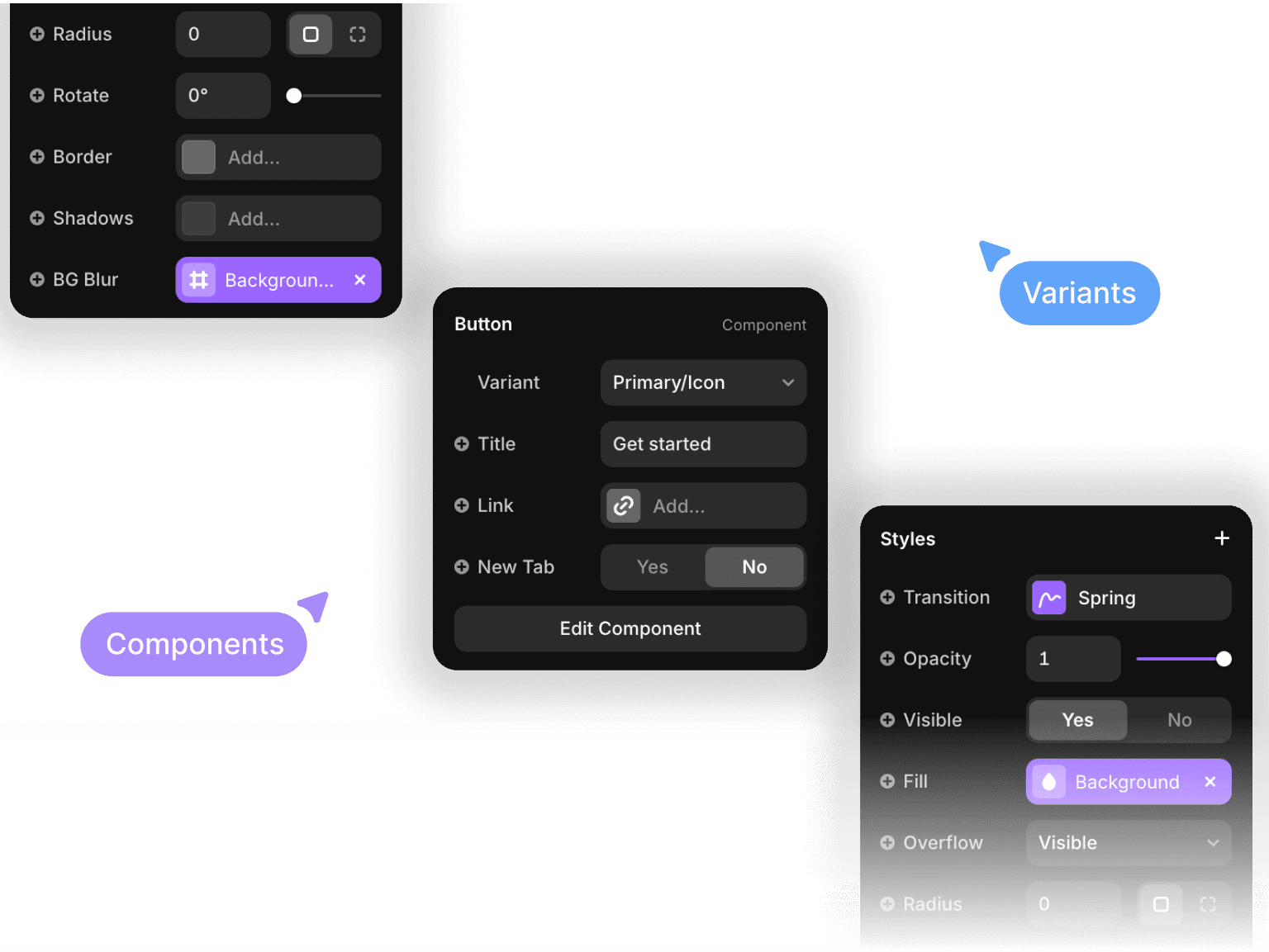 components and variants