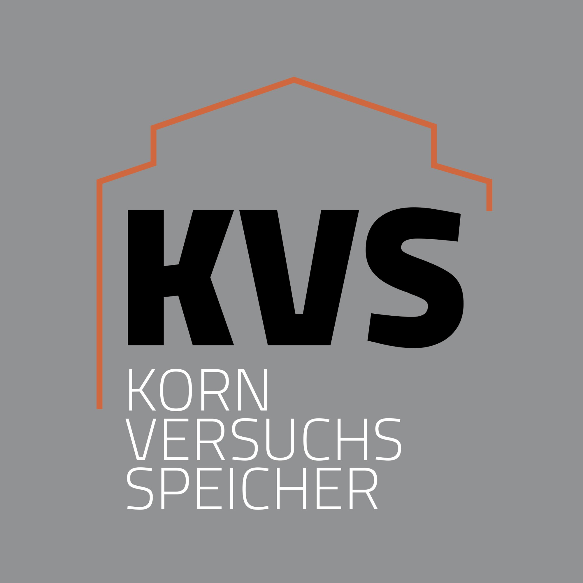 Logo Design für den KVS Kornspeicher – typografisch klar gestaltete Wortmarke mit architektonischem Bezug