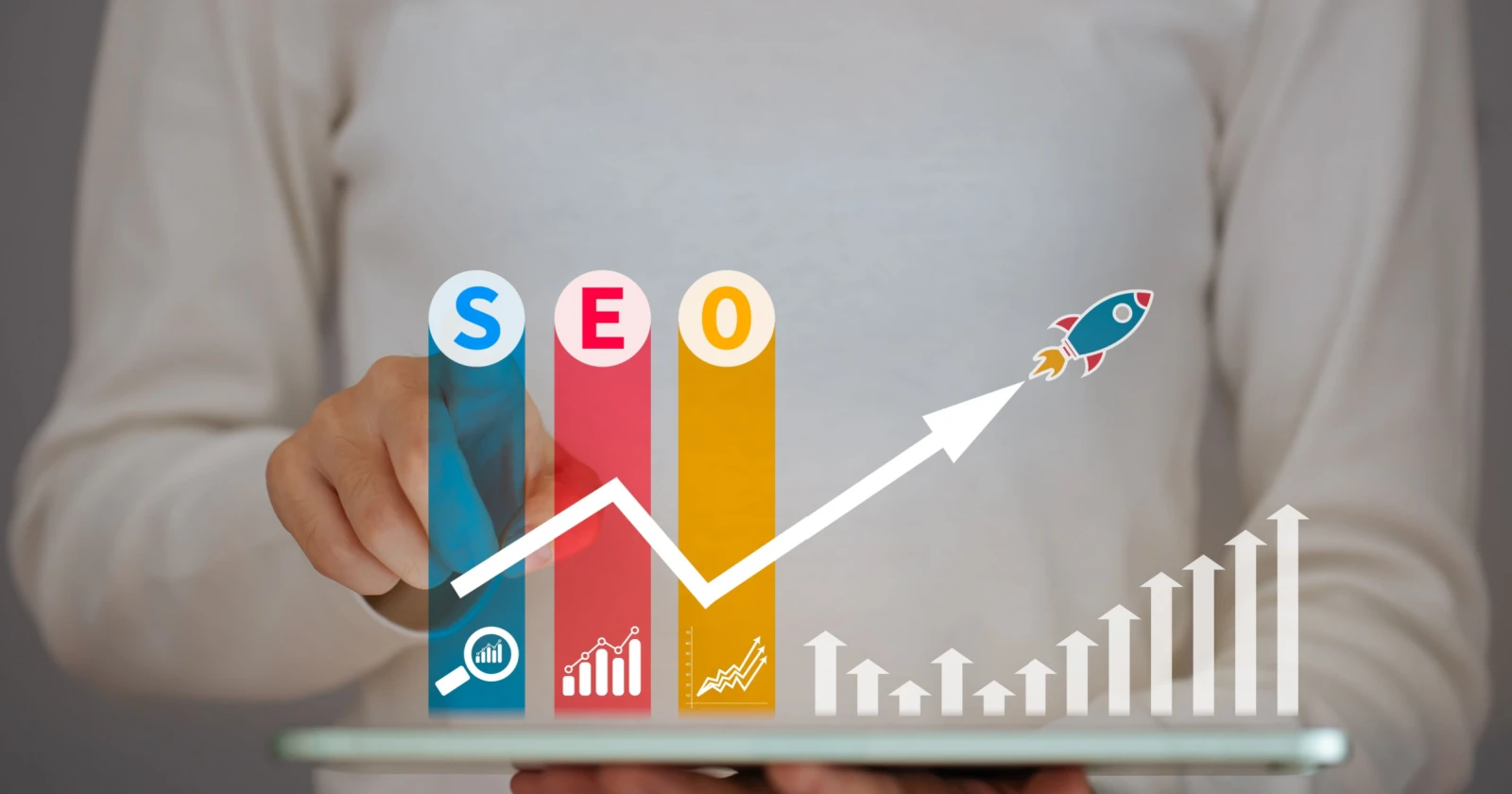 illustrative image of SEO growth