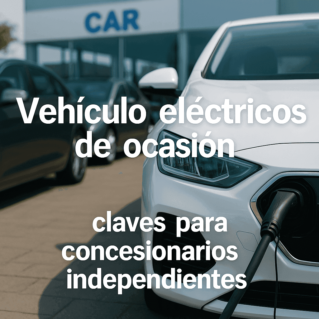 Used electric cars for sale at a dealership