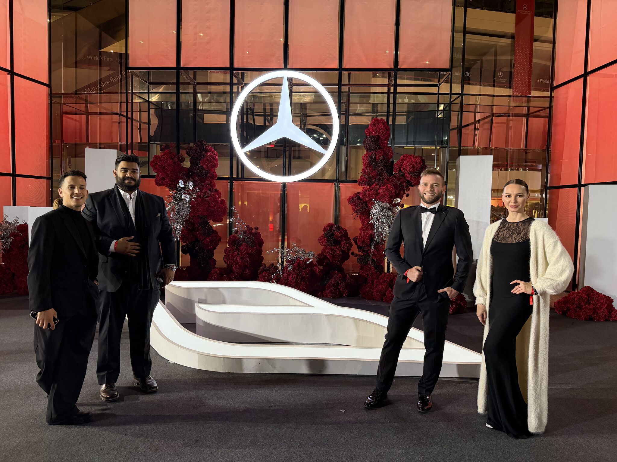 The Only Dandy Entertainment Team at mercedes benz binghatti event