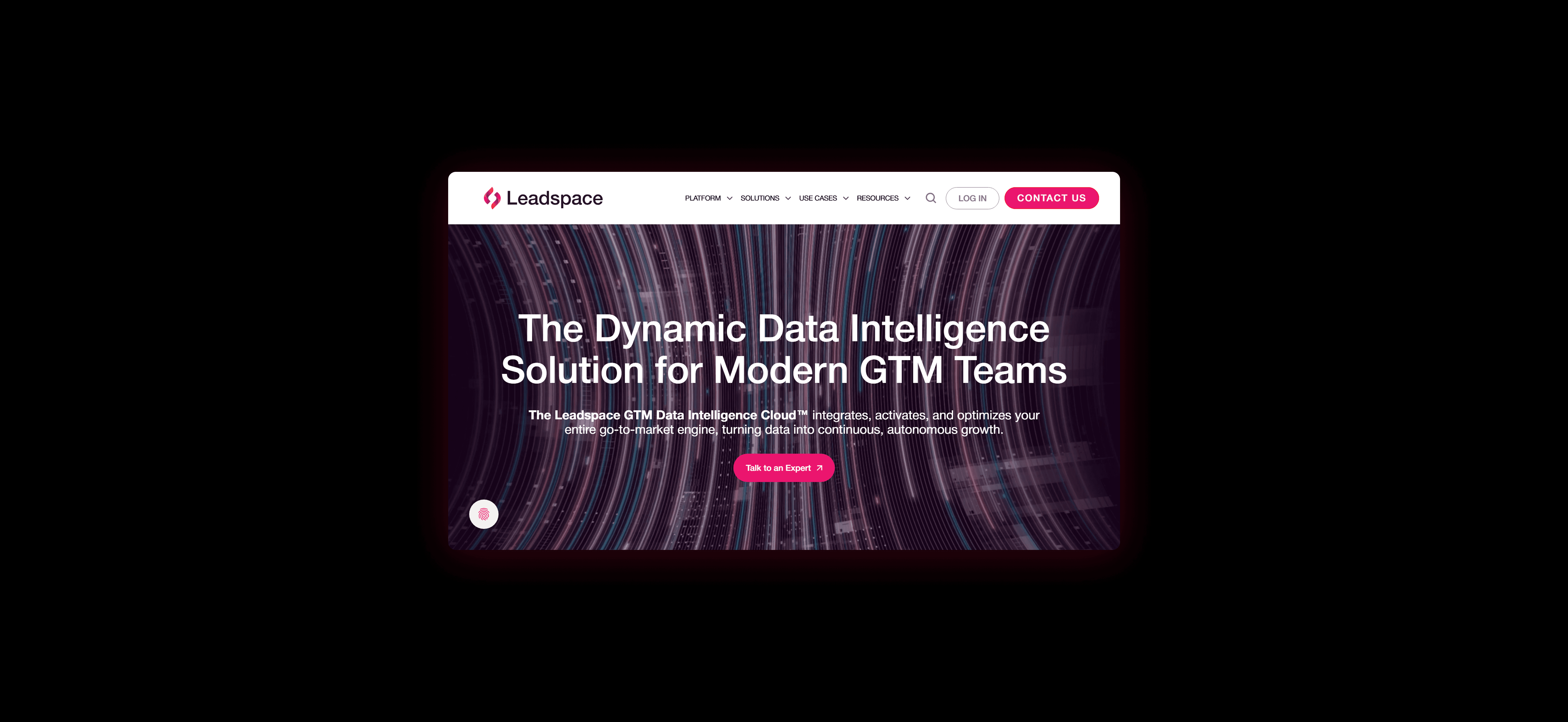 Image of Leadspace website