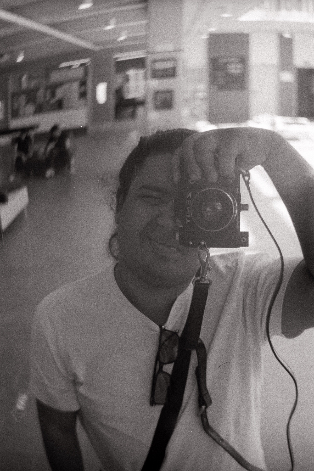 Woman with color palette