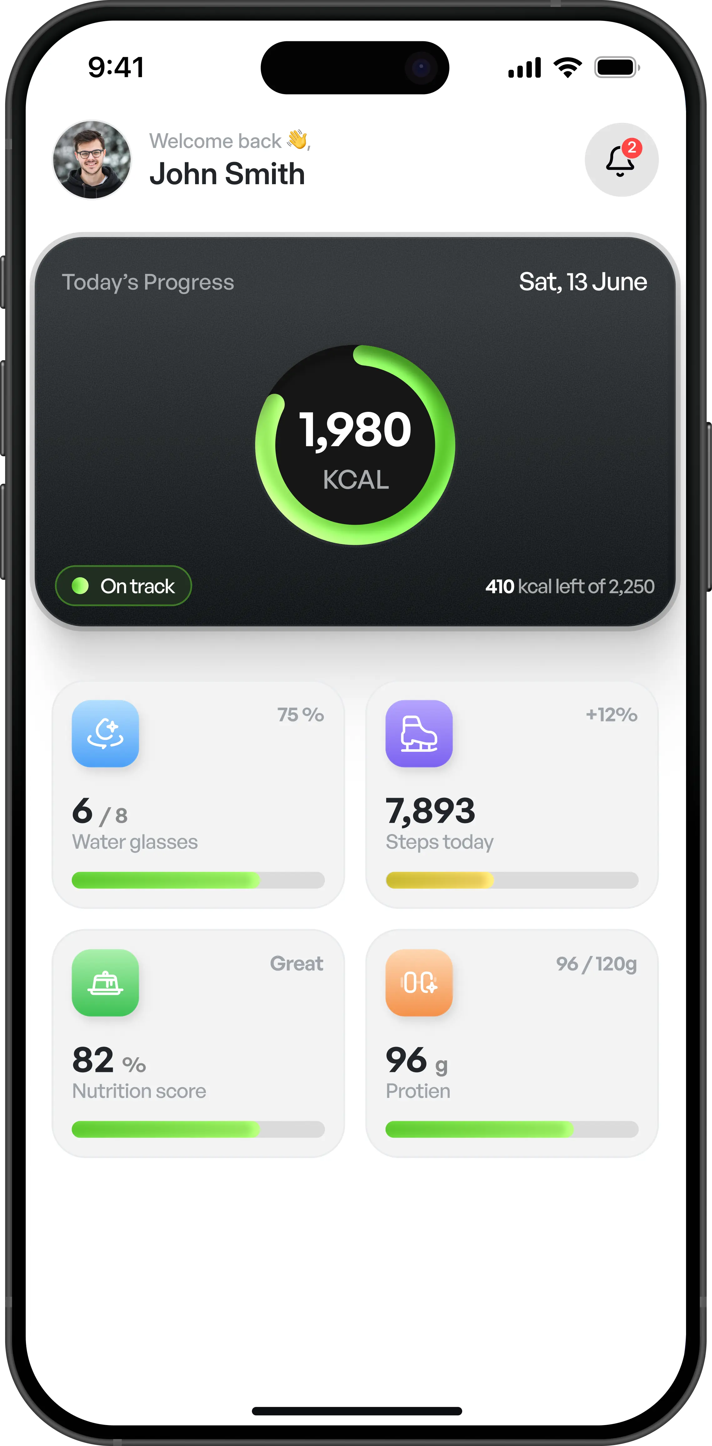 Home page mockup Image
