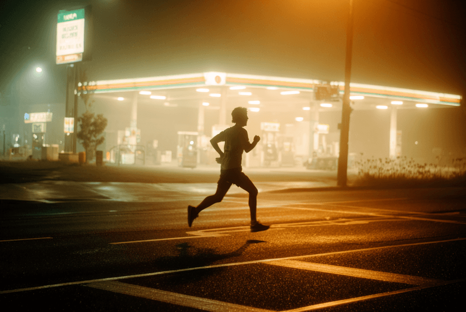 Runner at Night