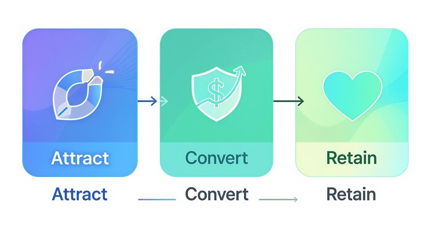 Infographic about saas content marketing strategy