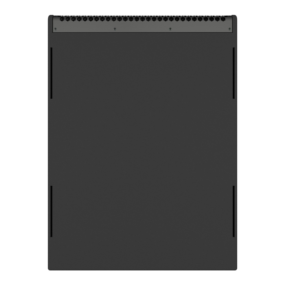 Rackmount server front panel with ports