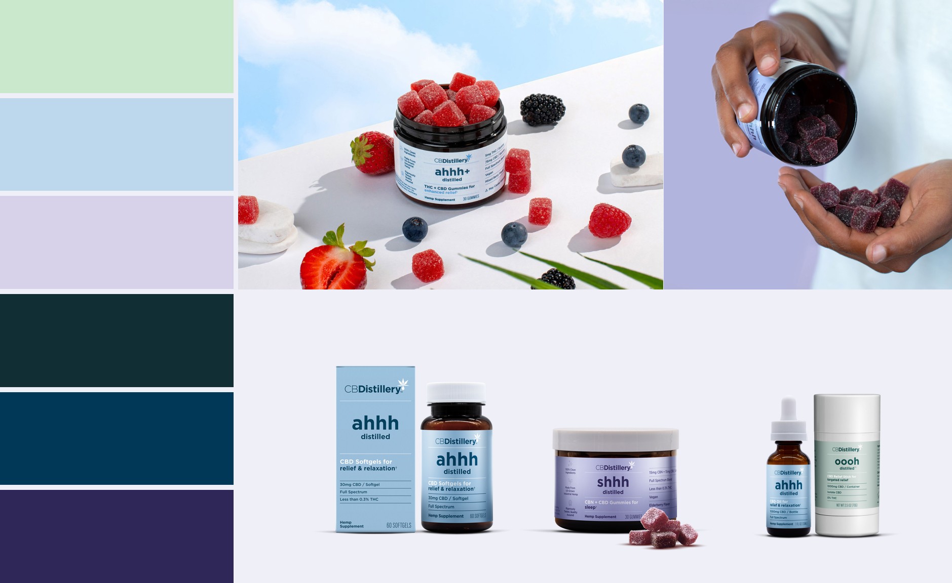 CBDistillery branding