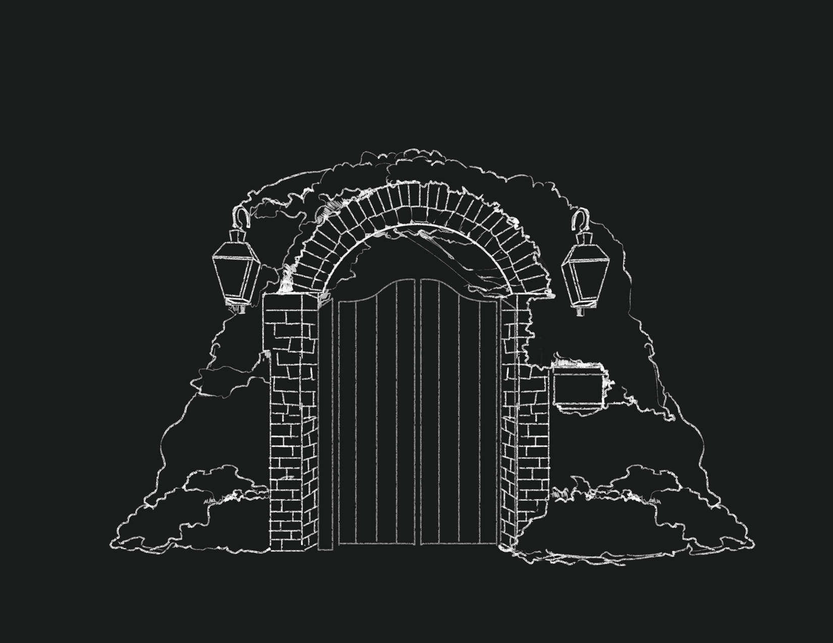 open the hidden garden door