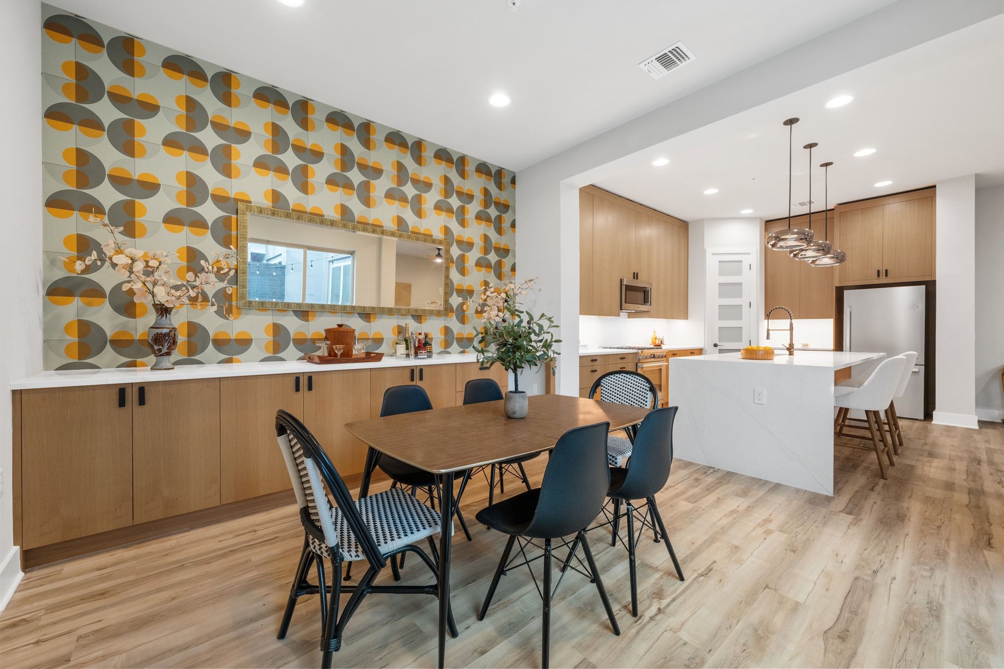 4529 Berkman built in buffet in the diningroom, kitchen area
