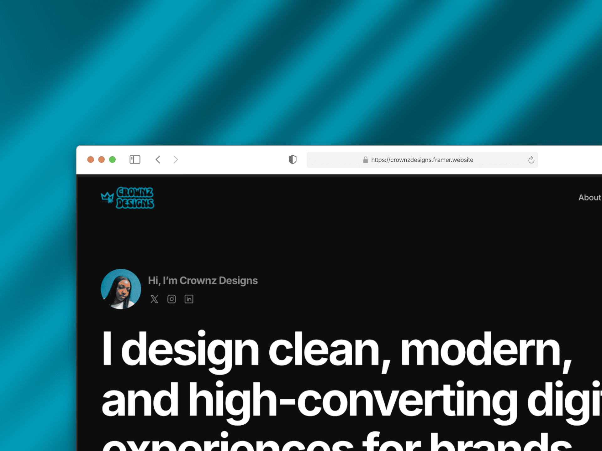 Crownz Designs – UI/UX Designer & Framer Developer | Mobile Apps, Web ...