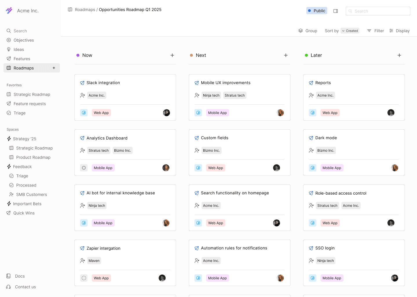 Strategic roadmap