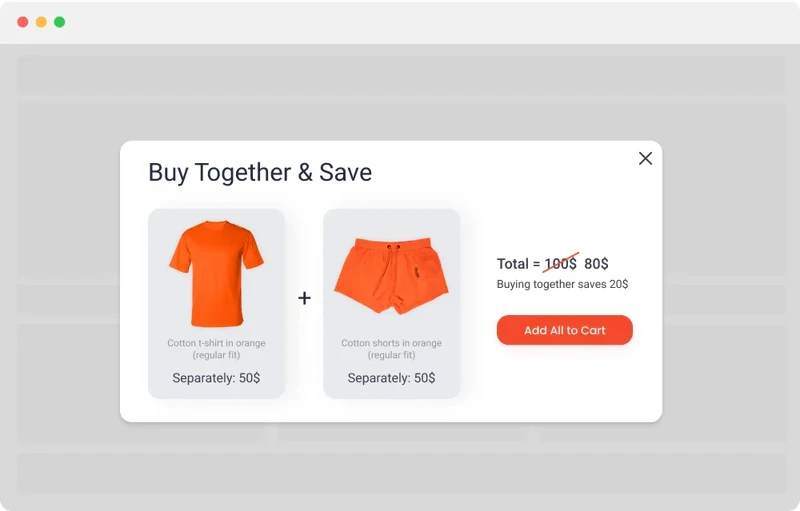 Lightbox Pop-up for Upsell