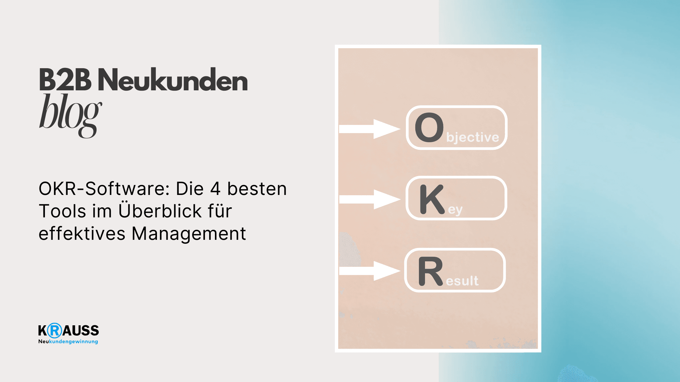 OKR-Software: Die 4 besten Tools im Überblick für effektives Management