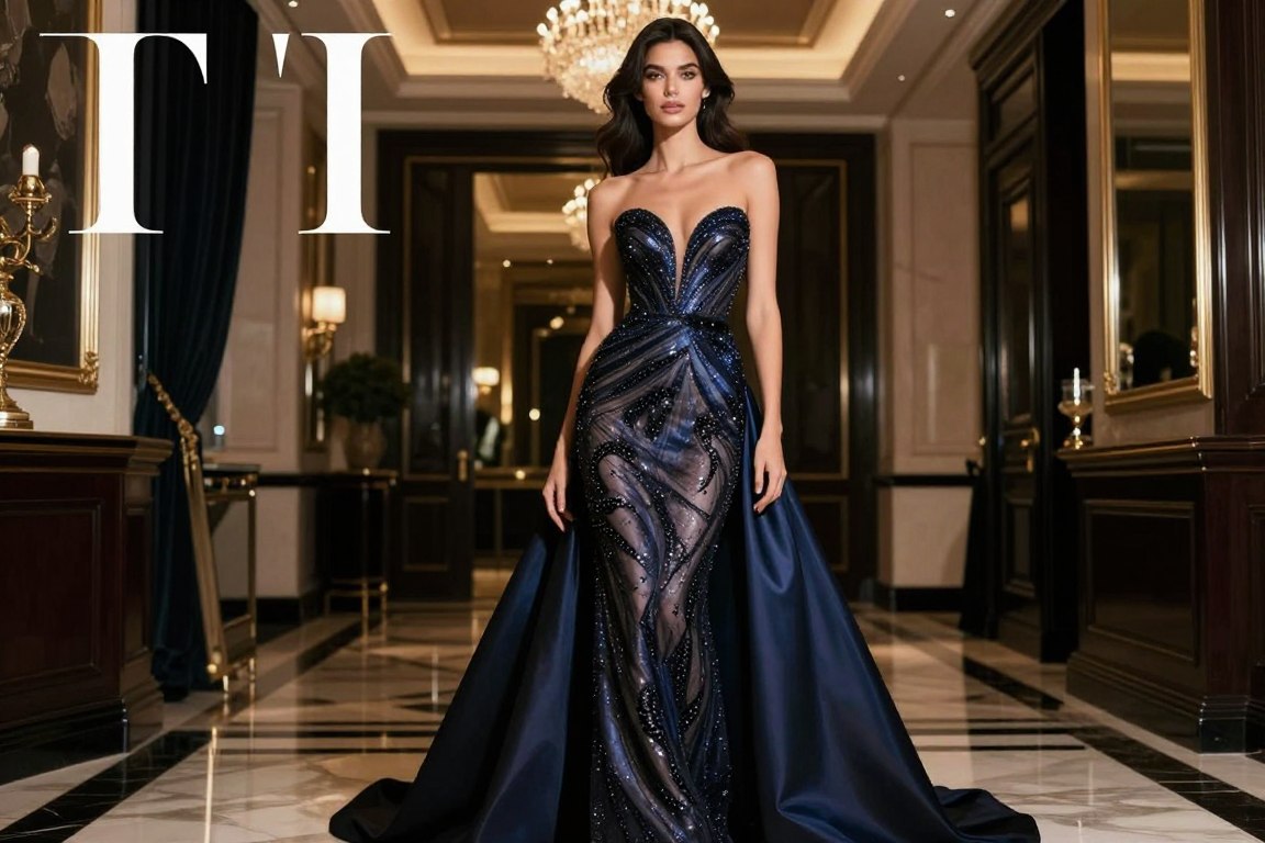 luxury fashion campaign photography created by Outer Sphere using AI technology