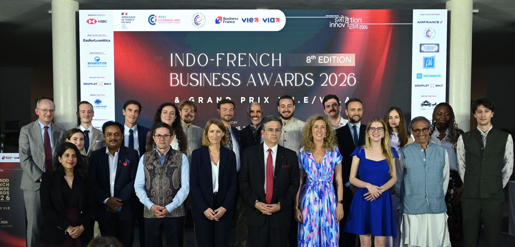 Business Awards pictures for Indo-French Year of Innovation