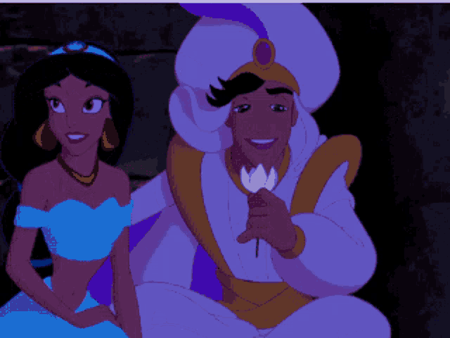 Aladdin and Jasmine: A Magical Moment