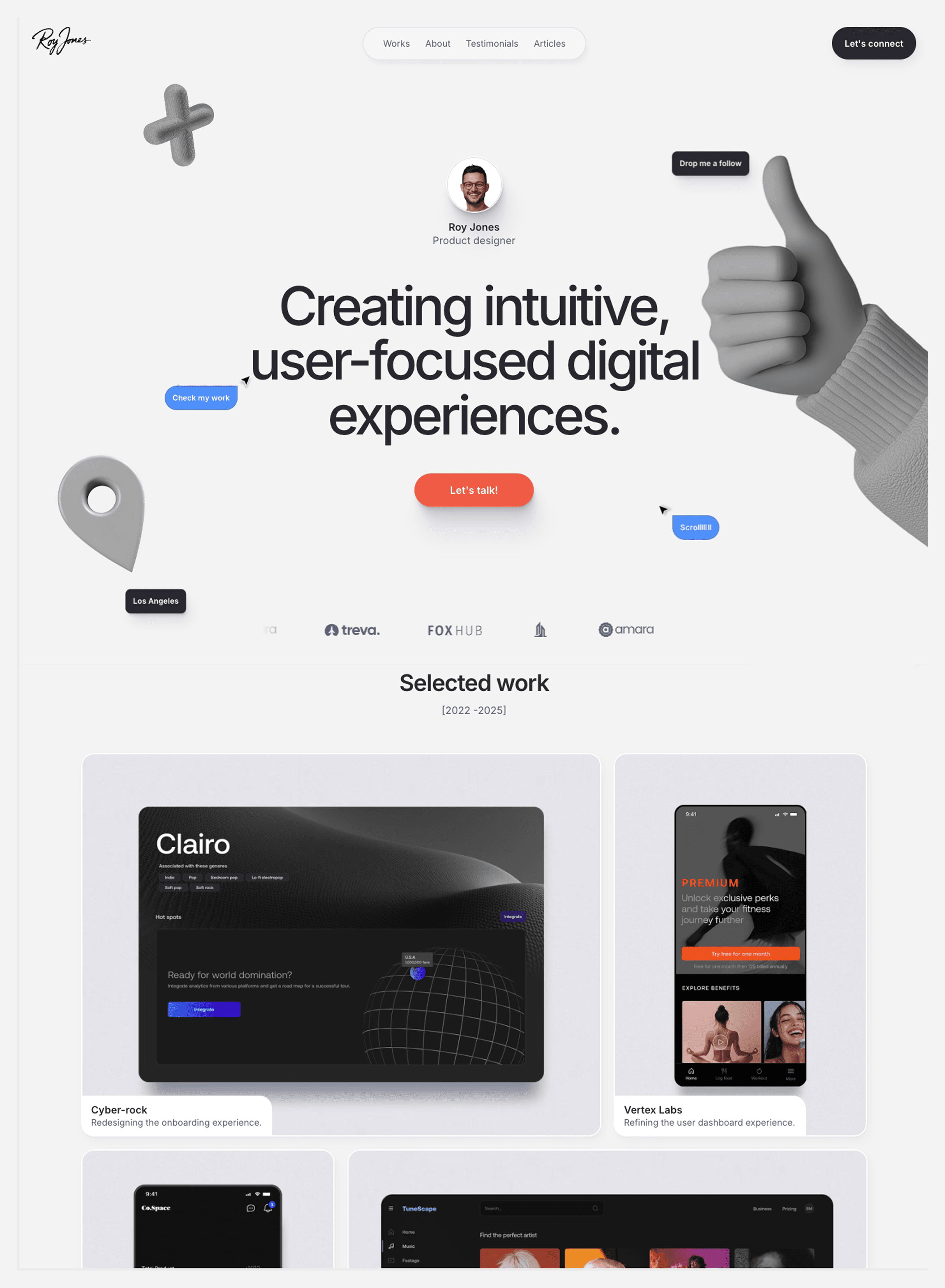 Royfolio Framer template