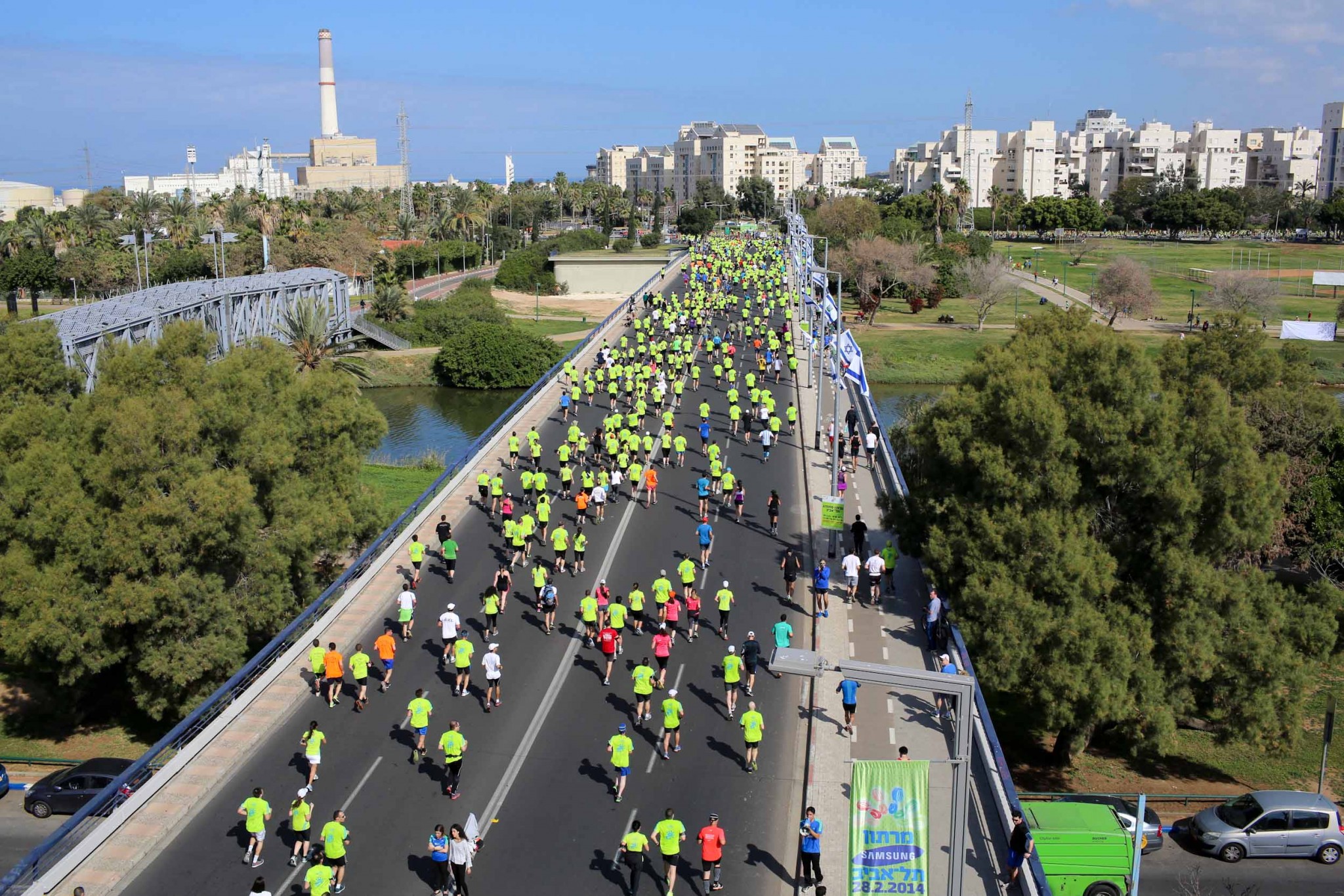 Picture of Tel Aviv marathon.