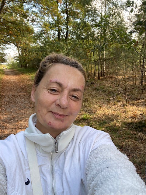 Dorothee selfie buiten