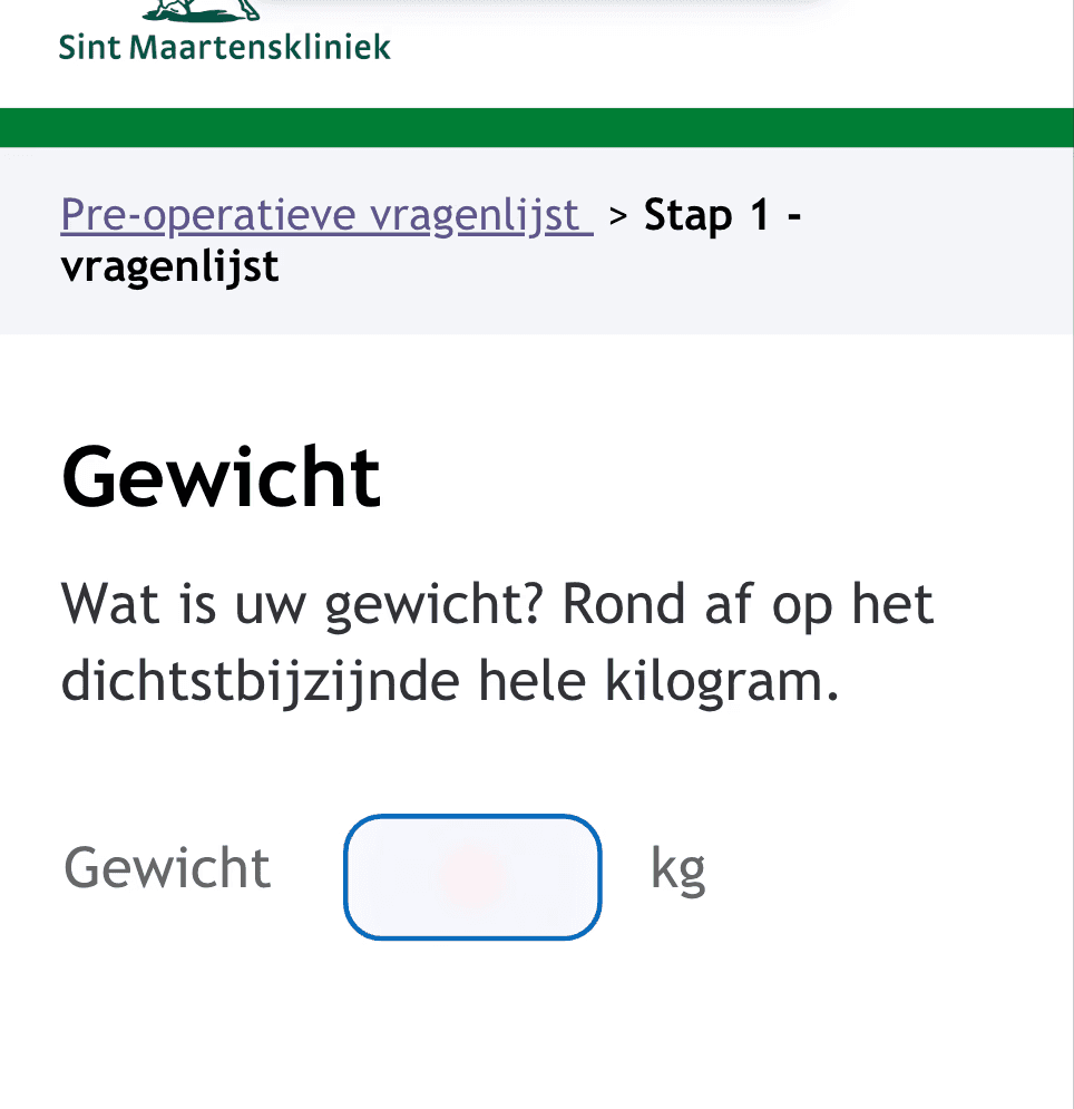 Preoperatieve screening