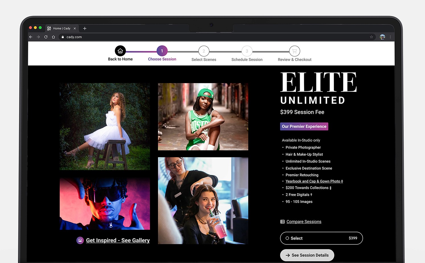 Cady Booking Website