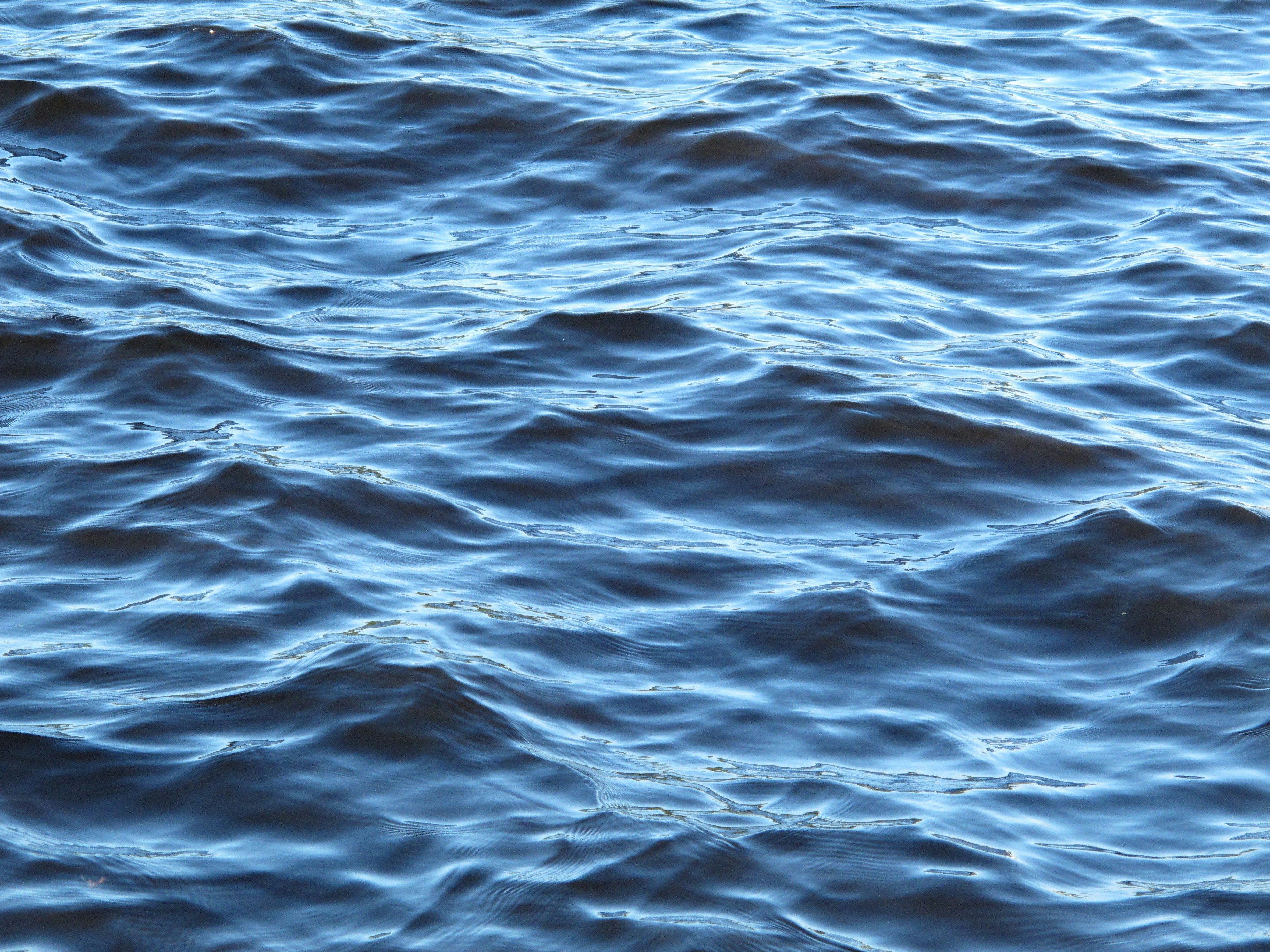 A large body of water with waves on it