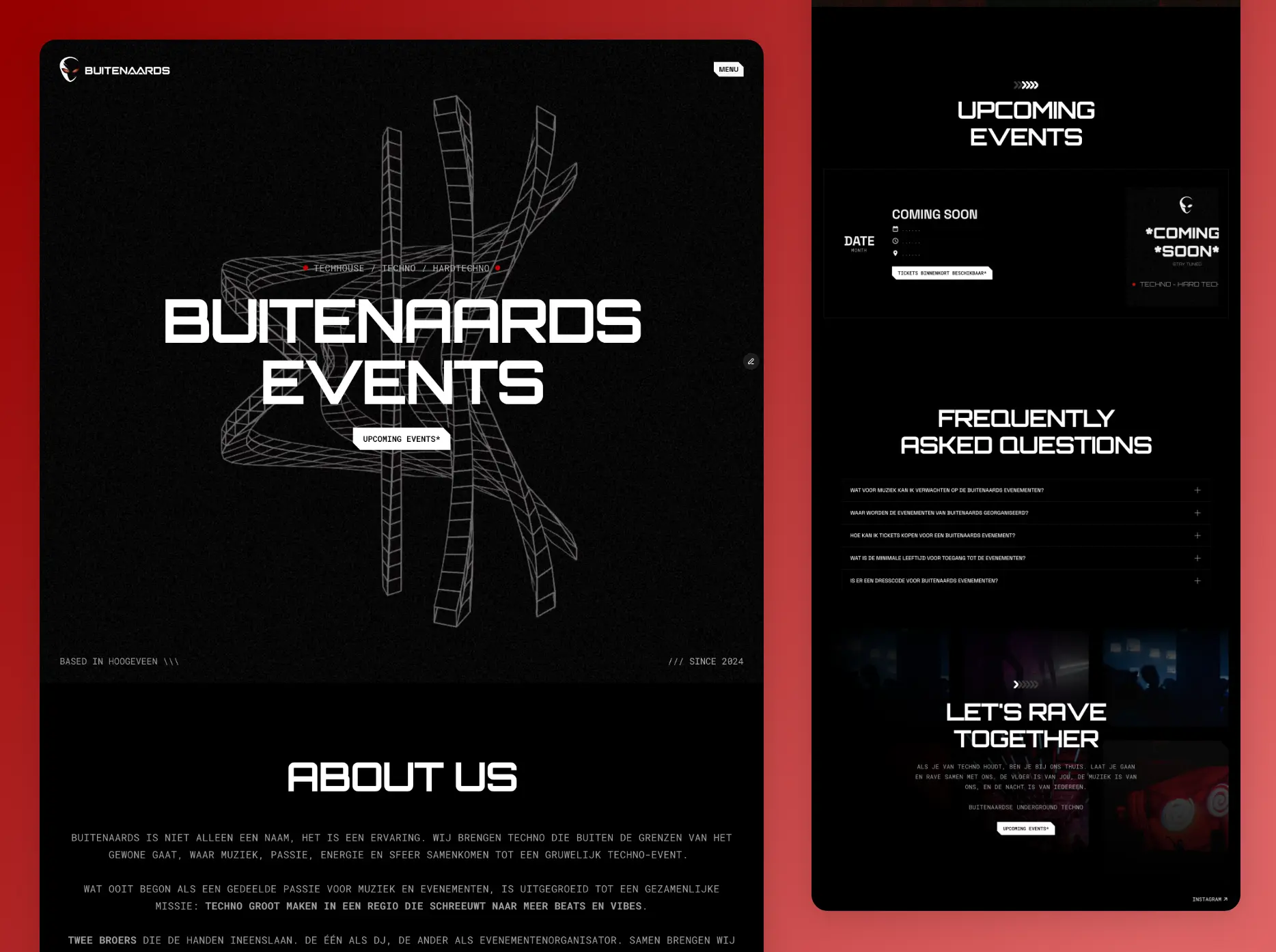 Buitenaards website preview