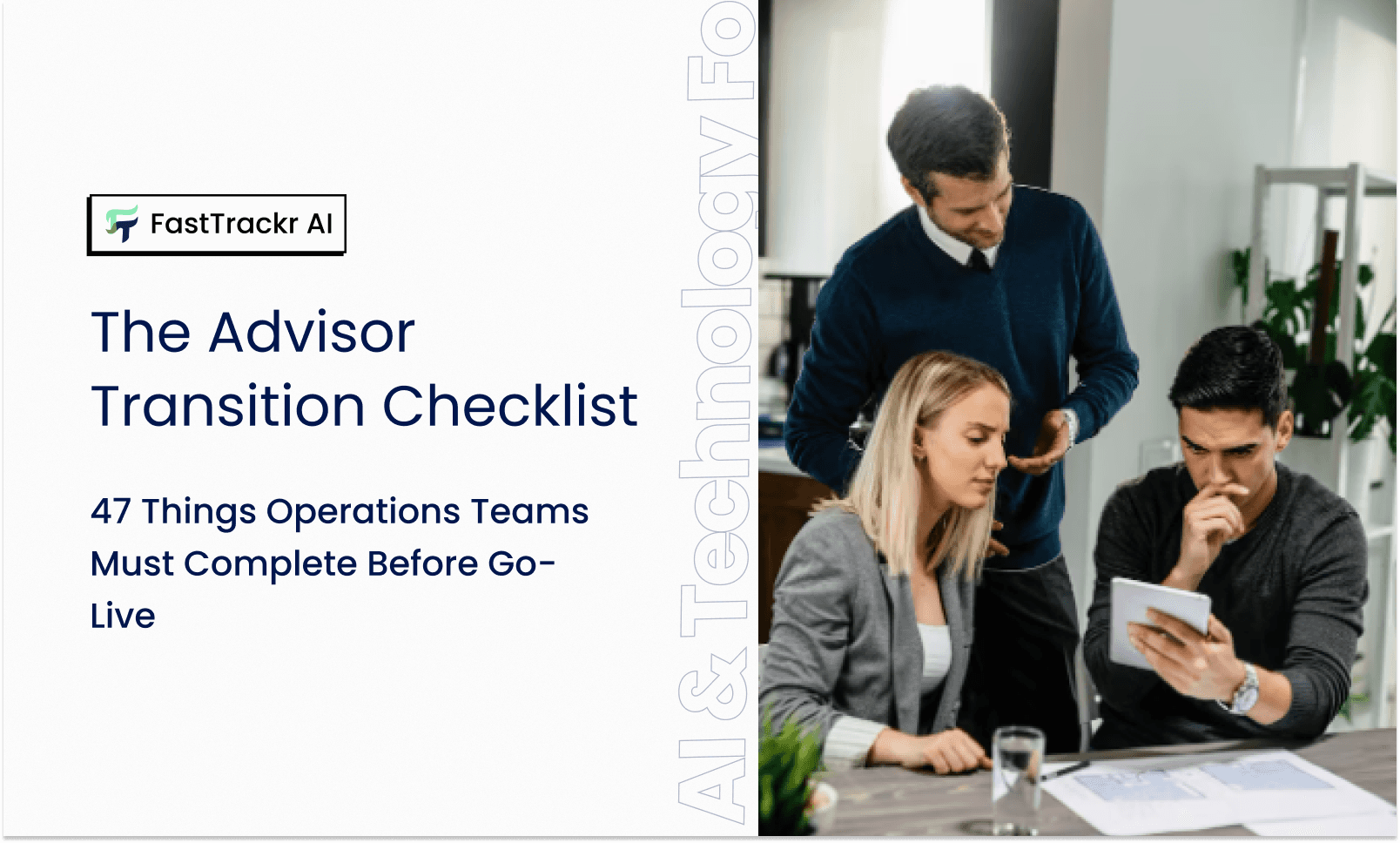 The Advisor Transition Checklist
