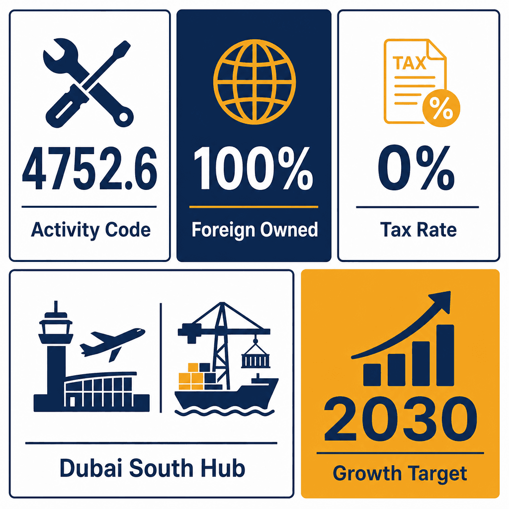 Infographic: Start a Building Hardware & Tools Trading Business in Dubai