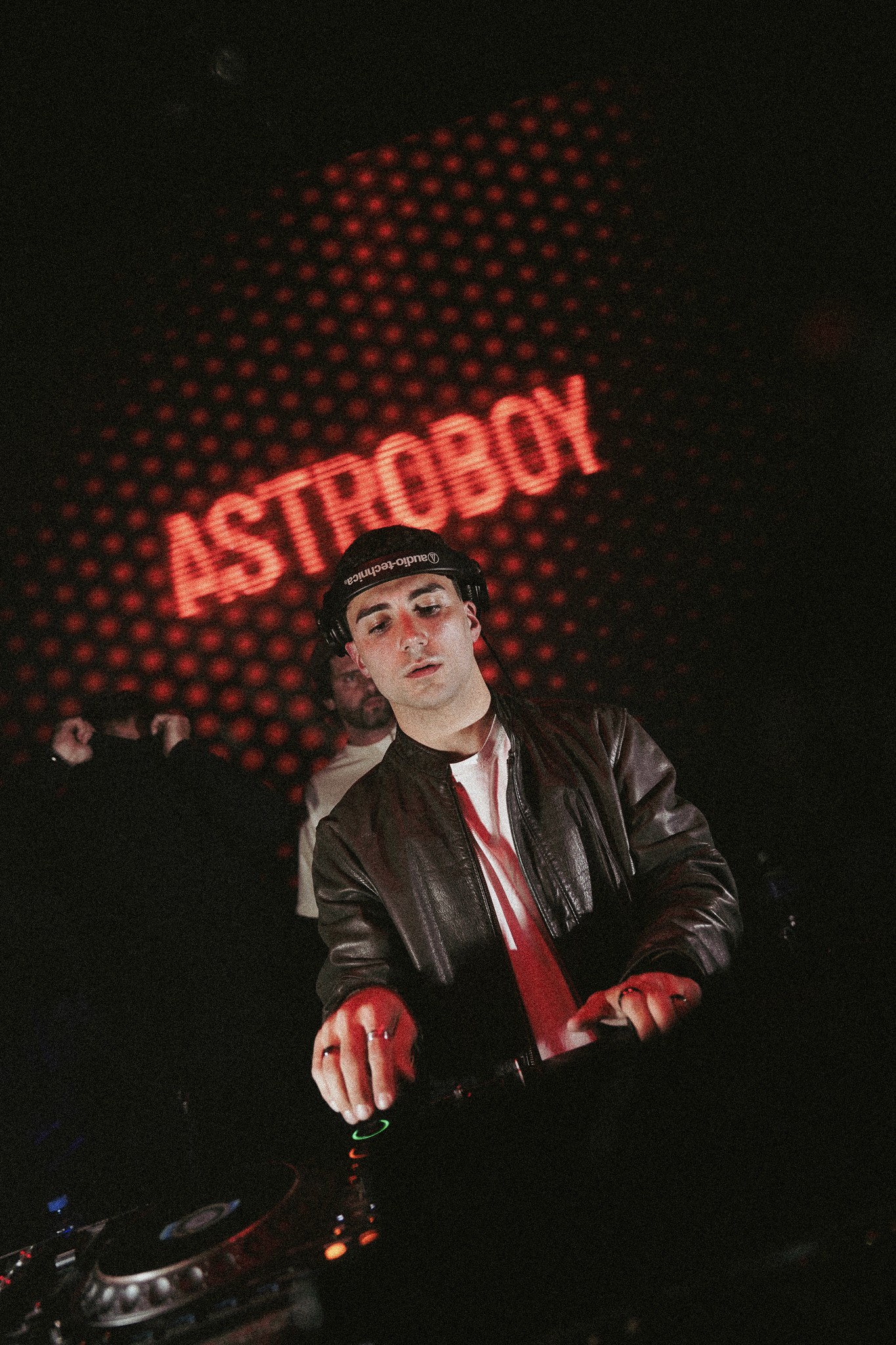 DJ playing in a club