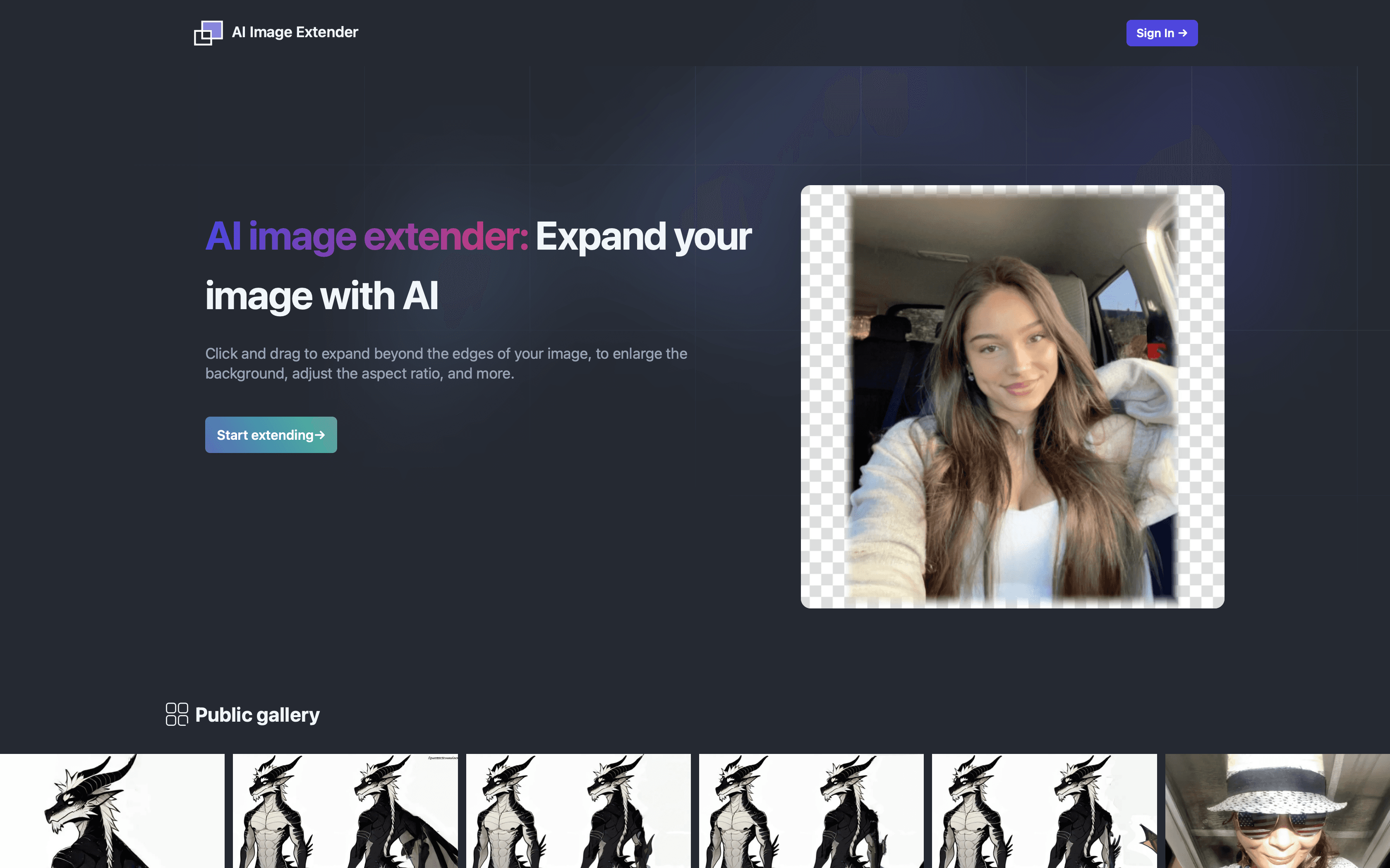 AI Image Extender