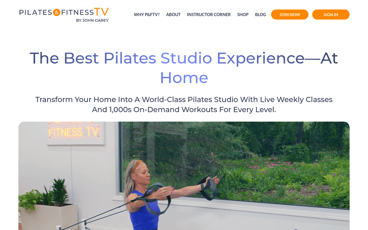 Best Pilates Reformer App - john garey tv beginners