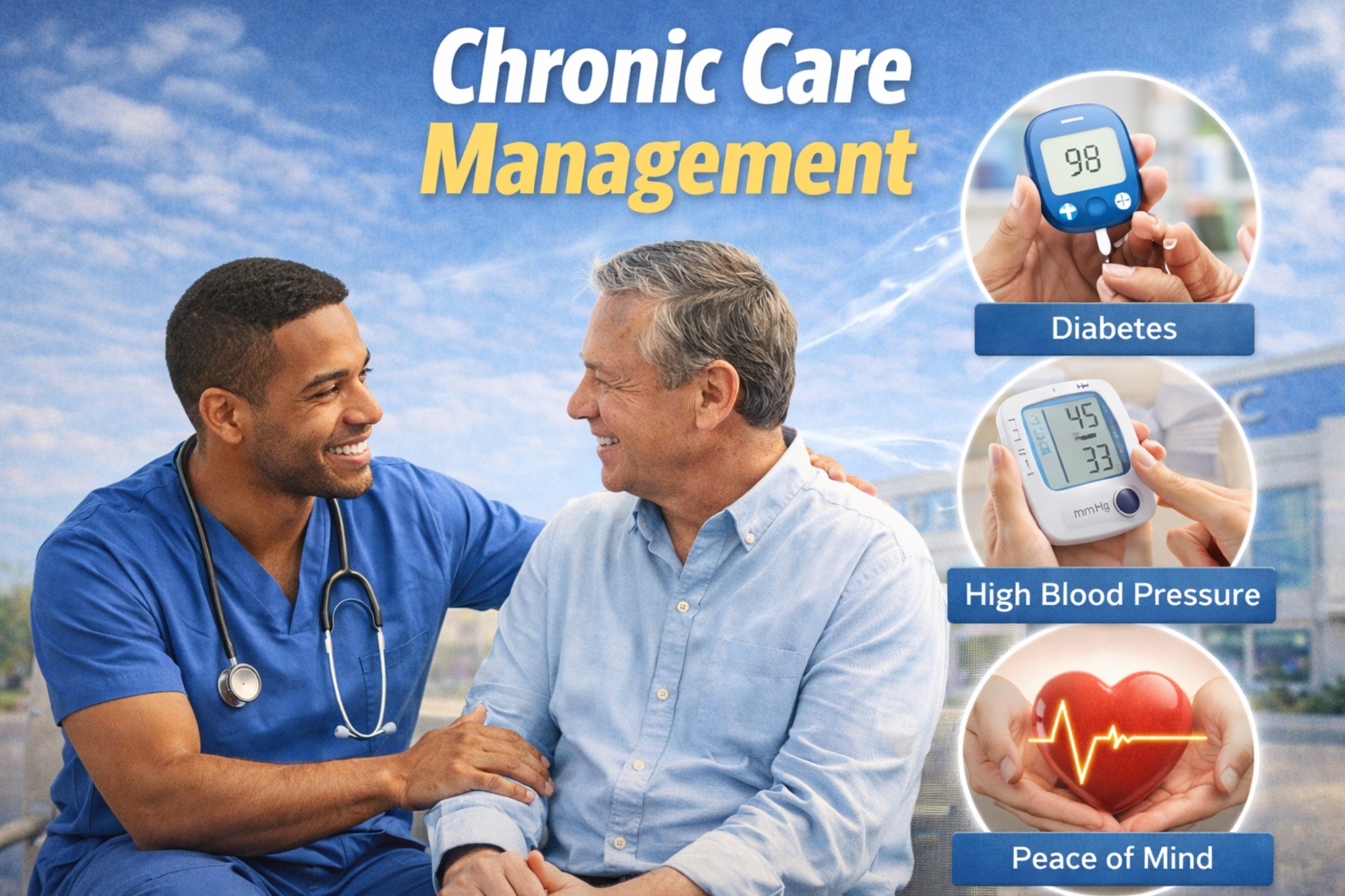 Chronic disease management for diabetes and hypertension — Greensboro NC