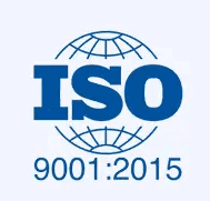 ISO 9001:2015 – Kvalitetsstyringsstandard som sikrer effektive prosesser og kundetilfredshet.