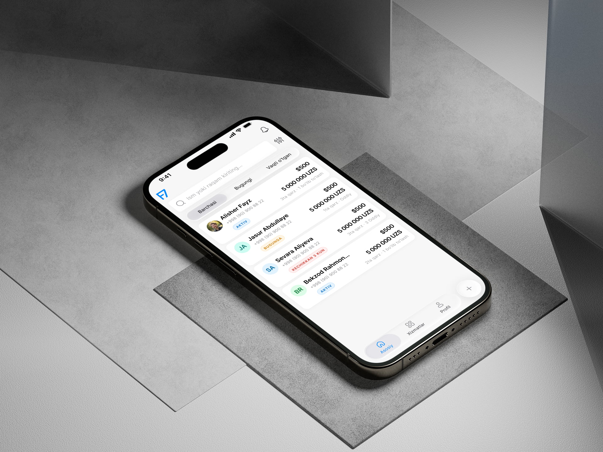 Mobile mockup