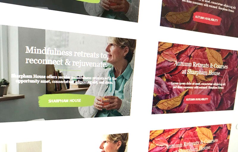 website design for local charity