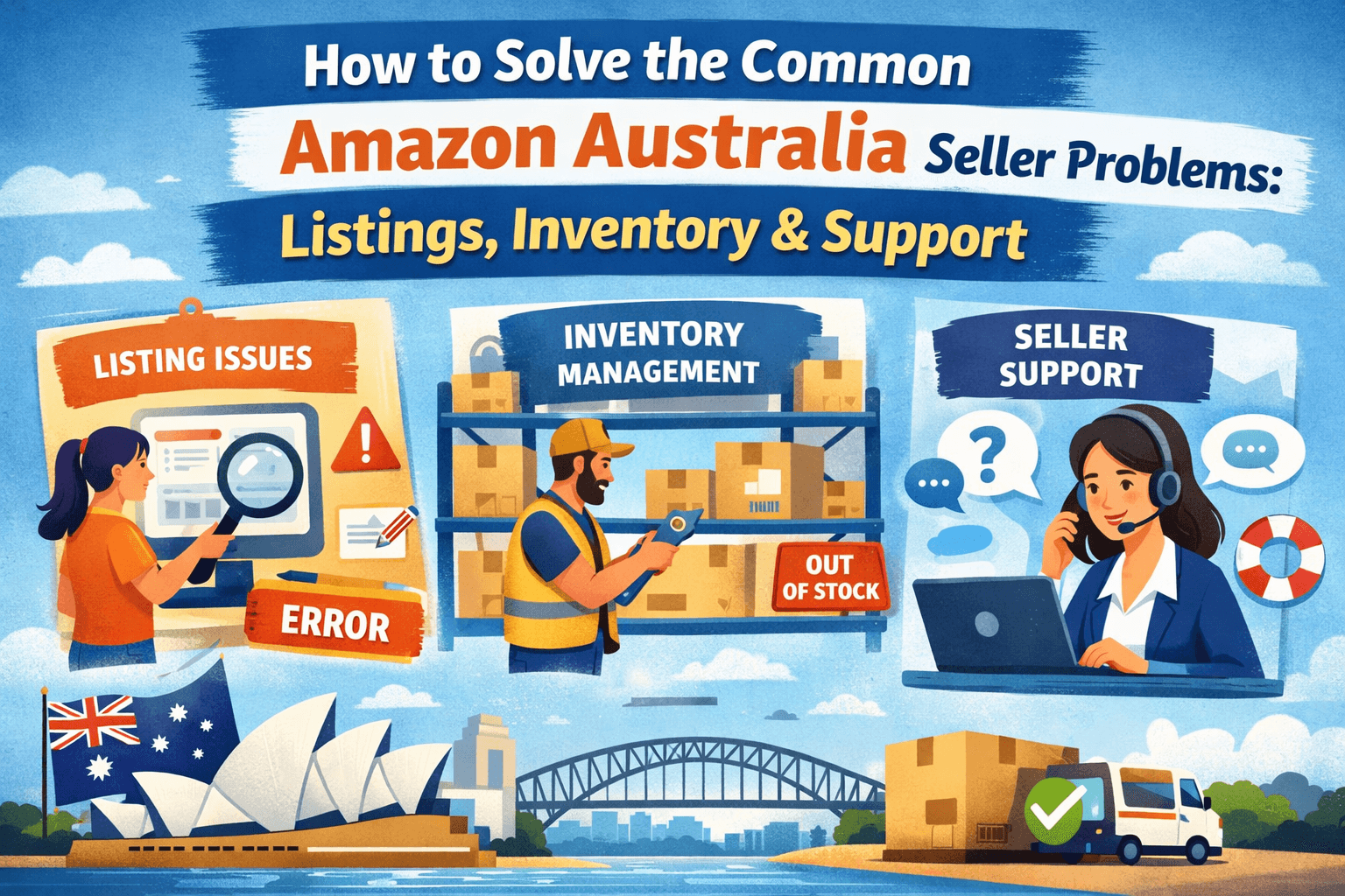 Solve Amazon Australia Seller Problems