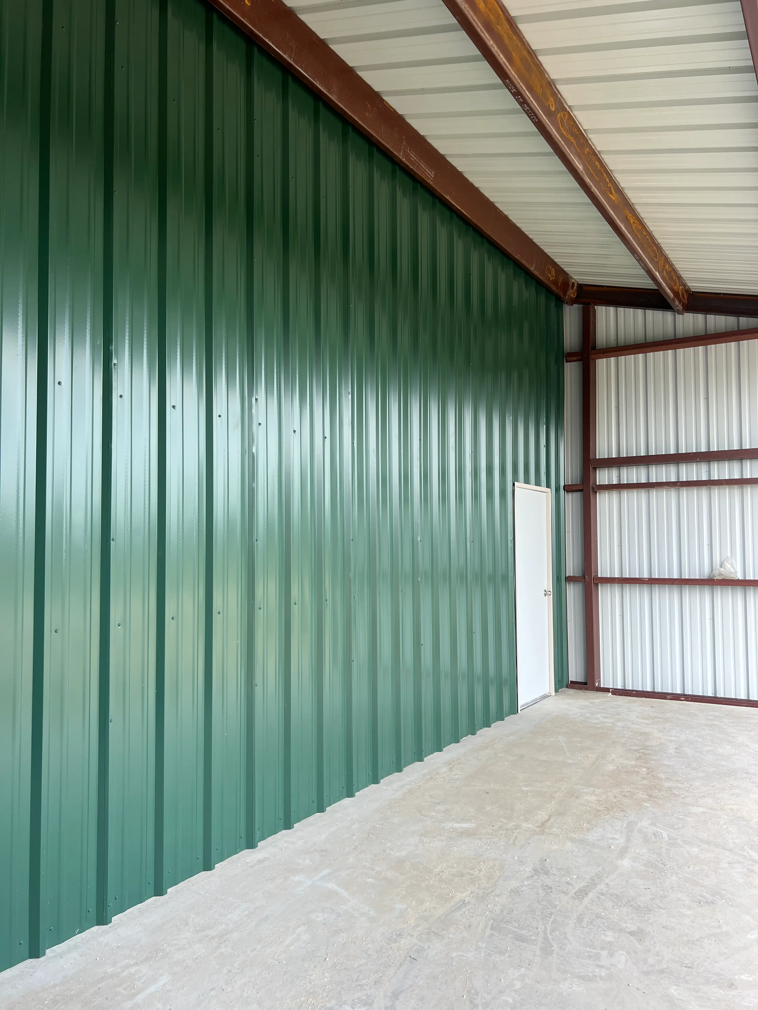 Two Tier Ag Barn: Second Exterior Open Bay Gatesville, Texas Perks Metal Works