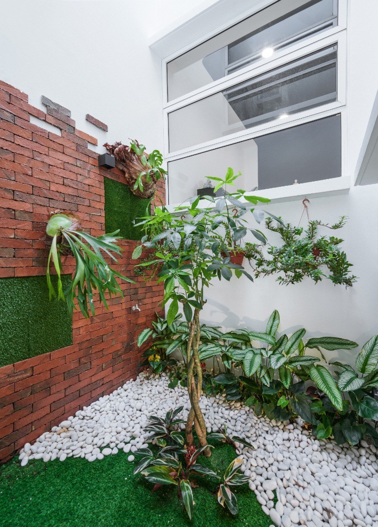 Indoor Garden with Modern Interior Design home Singapore